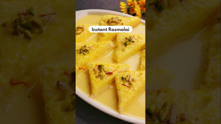 Instant Rich & Creamy Bread Rasmalai