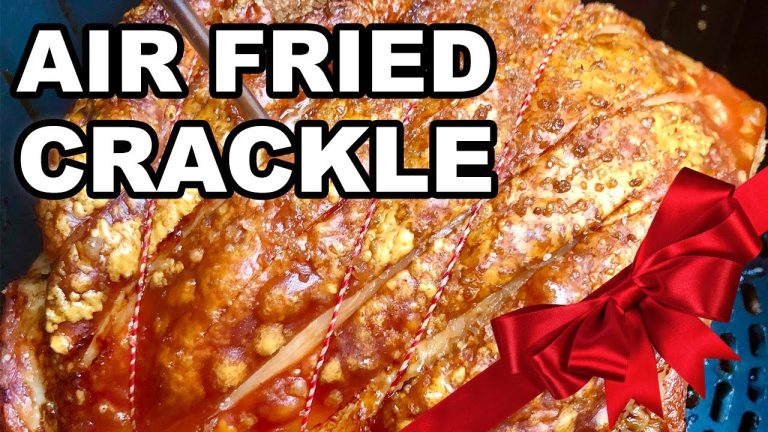 Air fried Christmas Pork Crackle is Easy !