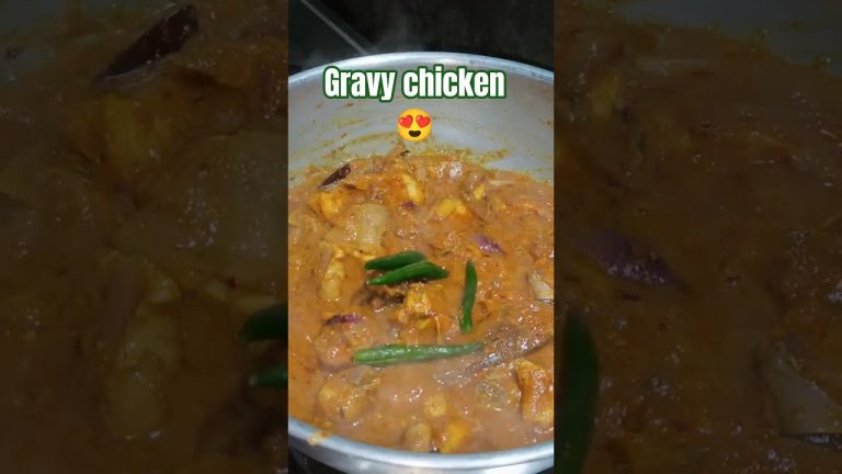 Gravy chicken masala recipe Indian recipes #shorts #viral #trending #chichen