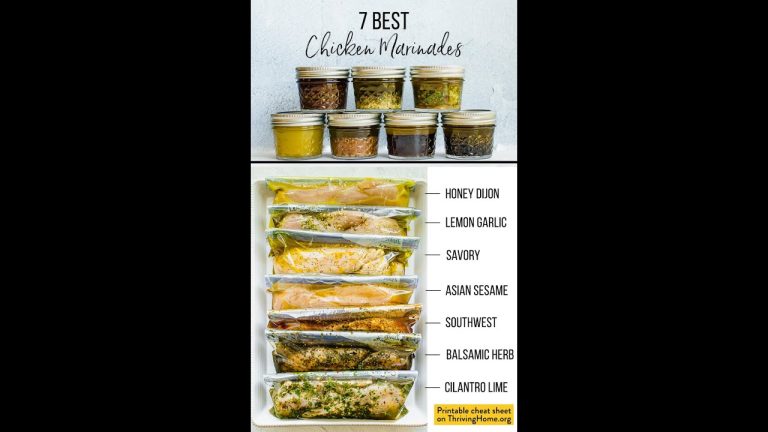 7 Easy Chicken Marinades {Meal Prep Made Easy}