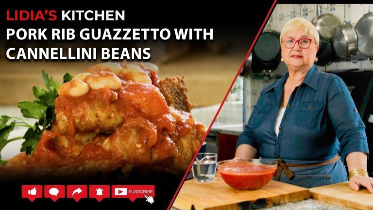 Pork Rib Guazzetto with Cannellini Beans