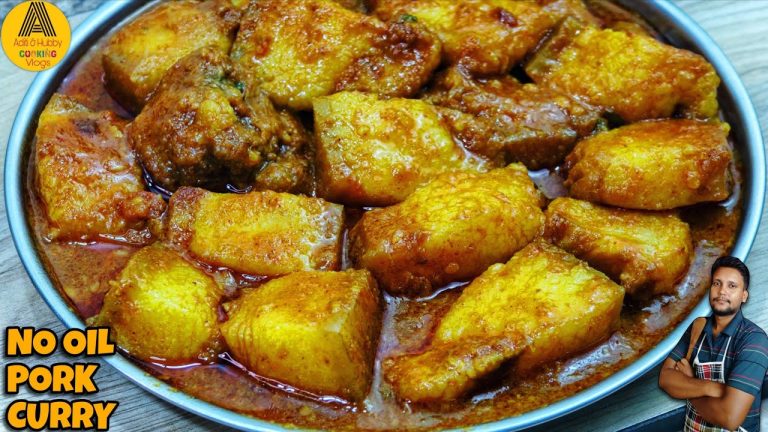 This Is The Ultimate Pork Curry Recipe I Was Looking For 😱 | No Oil Pork Curry | Pork Belly Recipe