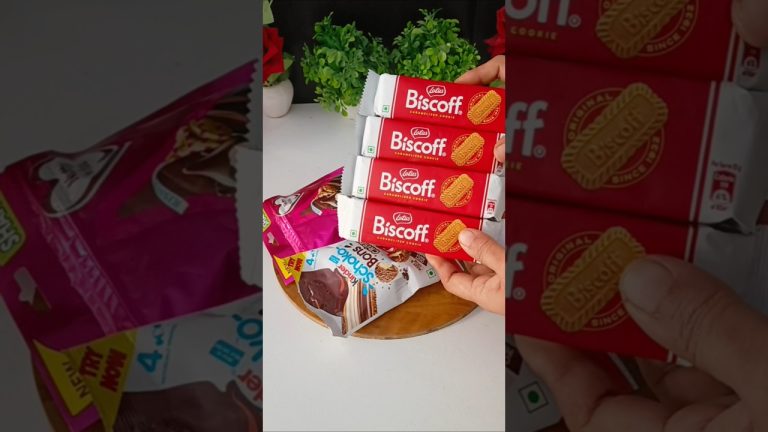 Biscoff Chocolate Swiss Roll 😋#shorts #ytshorts #trending #viral #swissrolls #chocolate #shortsfeed