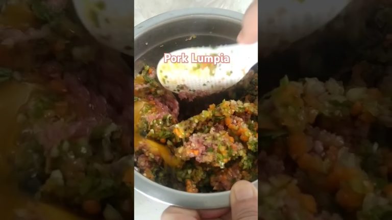 Pork Lumpia #cooking #porkrecipe #lumpia #lumpiangshanghai