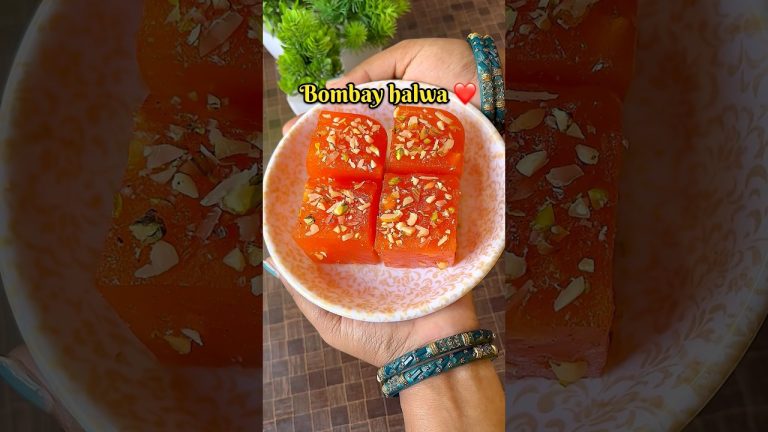 Bombay halwa recipe #bombayhalwa #karachihalwa #shorts #youtubeshorts #viral #diwalisweets #halwa