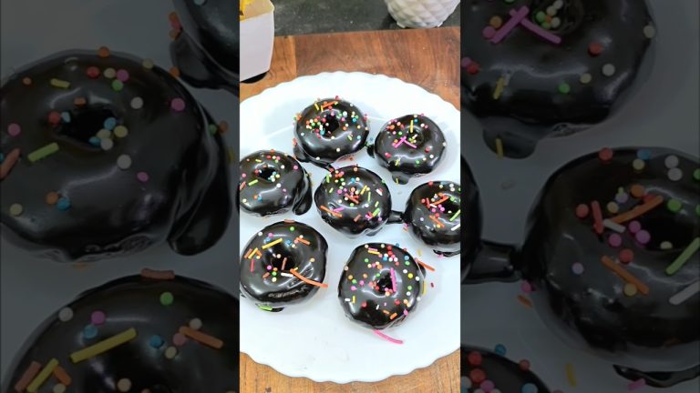 Homemade Bread Donuts 🍩✨ #shorts #food #dessert #viral