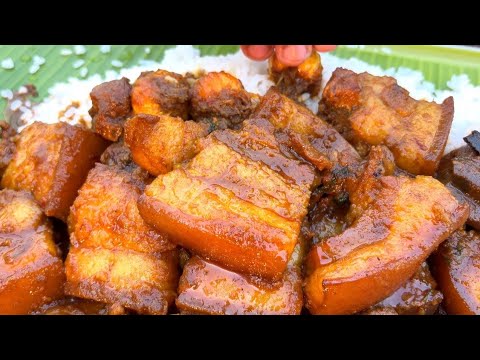 Village Style Pork Curry -The Ultimate Comfort Food  How to Make Pork Curry Adivashi Village Cooking