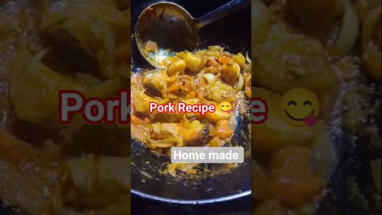 Pork Meat Recipe 😋 #pork #porkrecipe #homemaderecipe #shorts