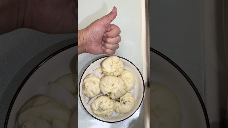 Braised Pork Bun ASMR Cooking | Delicious Recipe #shorts #food #cooking #recipe #nonveg #viral