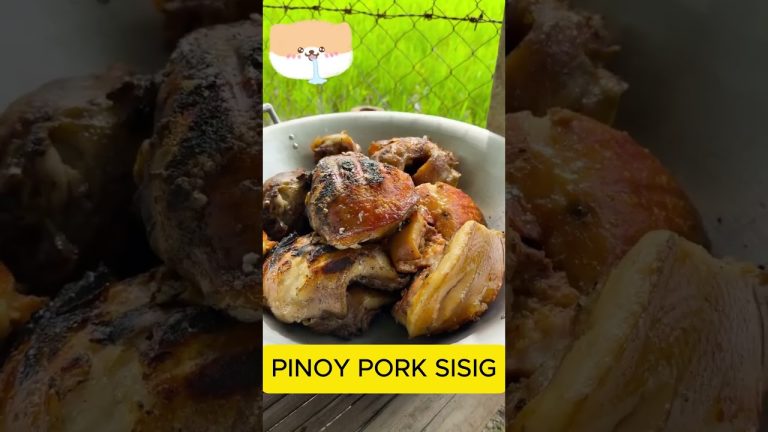 Pinoy Pork Sisig #foodie #yummyrecipe