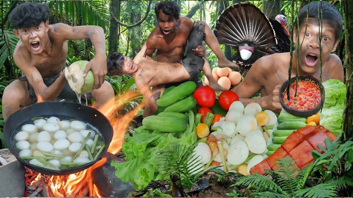 Primitive Poor – Cooking Egg And Pork Belly