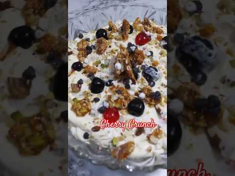 Cherry Crunch Dessert By Quick And Easy Recipes | Eid  Ul Adha Special | Creamy Fruit Delight