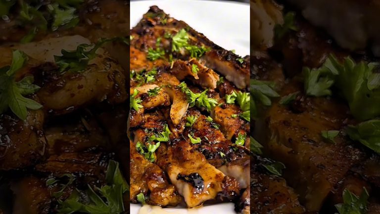 Easy Honey Pork Chops  #asmr  #porkchops #honey