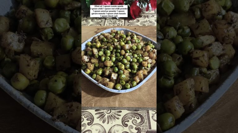 matar aalu ki chatpati majedar chart#shorts#recipe#food#cooking#Bayan#aloo matar chat#YouTube shorts