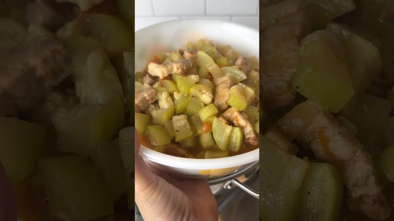 Ginisang Upo with Pork Belly #filipinofood  #cooking