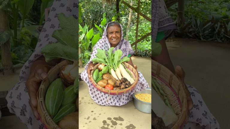 Mixed Veg Dal | Simple Bengali Style Recipe #shorts #recipe #cooking #villagefood