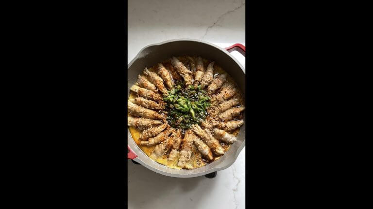 Pork Enoki Mushroom Rolls