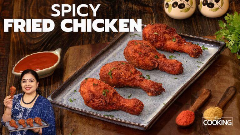 Spicy Fried Chicken | Crunchy Outside, Juicy Inside | Easy Chicken Fry at Home