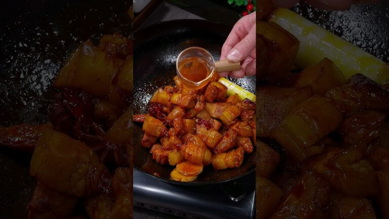 Braised pork, easy to make and won't fail #recipe #cooking #food