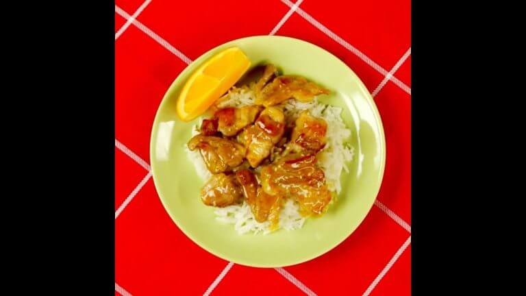 Pork Belly in Orange Juice