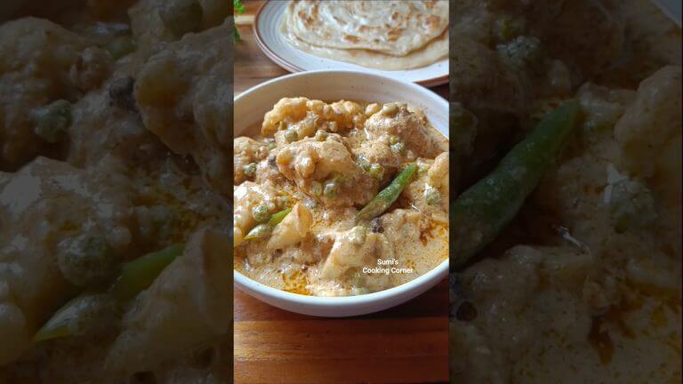 Rich & Creamy Cauliflower Roast Recipe 😋🥰 #shorts #trending #viralvideo