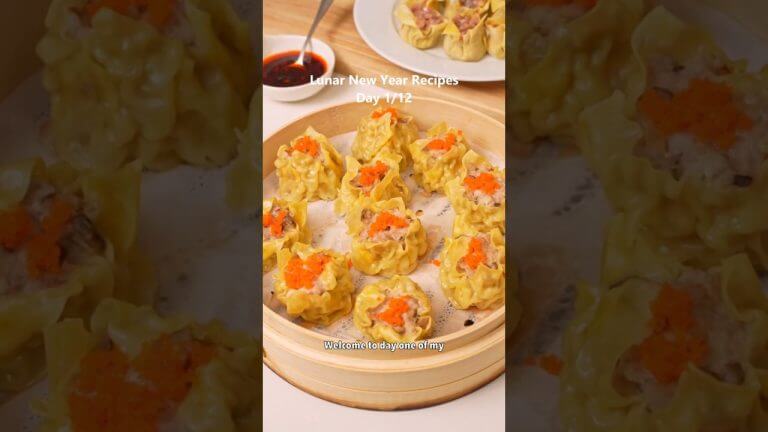 Lunar New Year Recipes Day 1: Pork & Shrimp Shumai