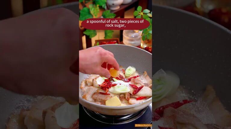 Braised Pork Belly with Preserved Vegetable Recipe: Melt-in-Your-Mouth Goodness #ChineseCuisine