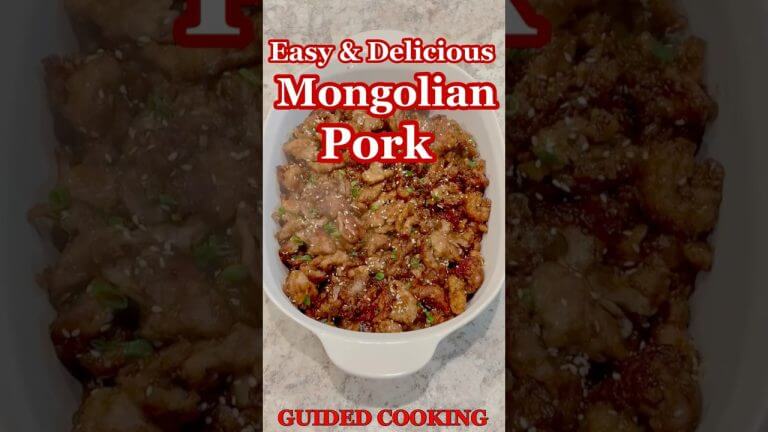 Mongolian Pork. How to make easy, quick & delicious! #cooking #food #viral #viralshorts #viralshort