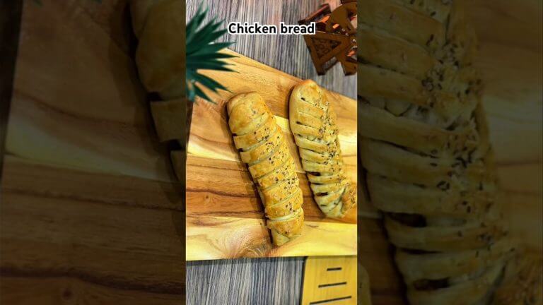 Chicken bread recipe | #shorts #chickenbread #chickenbreadrecipe #trending