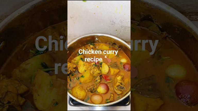 Chicken Curry Recipe 🍗🔥 | Easy Spicy Home-Style Chicken Curry #Shorts