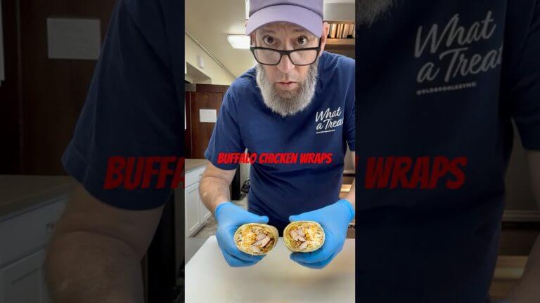 Buffalo Chicken Wraps #burrito #wrap