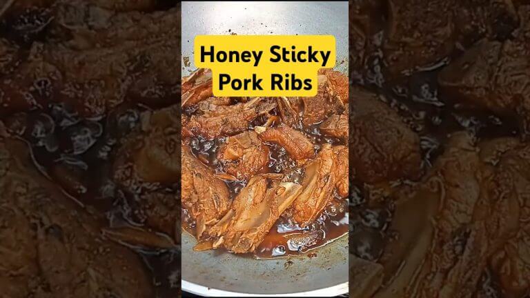 Cook Pork Ribs with a Twist! Amazingly Delicious Honey Sticky Pork Ribs! #porkribsrecipe