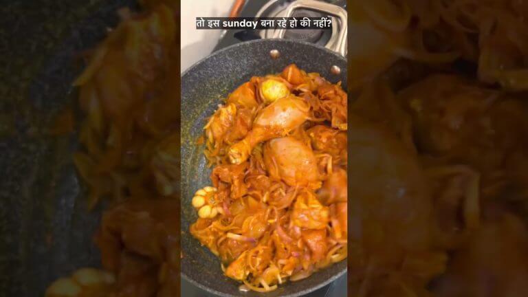 Mutton Style Chicken Curry Recipe | Chicken Tastes Like Mutton 😍 Dhaba Style Chicken Curry#ytshorts