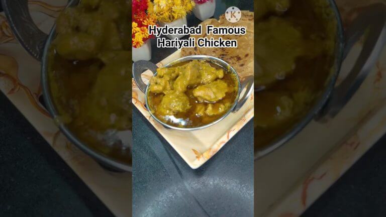Hyderabad Famous Hariyali Chicken |#hariyalichicken #chicken #hyderabad #shortvideo #youtubeshorts