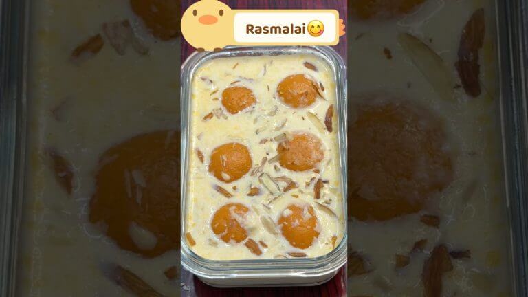 Carrot Rasmalai Recipe 😍 | Gajar ki Rasmalai | Easy Dessert Recipe #shorts #dessert #recipe #youtube