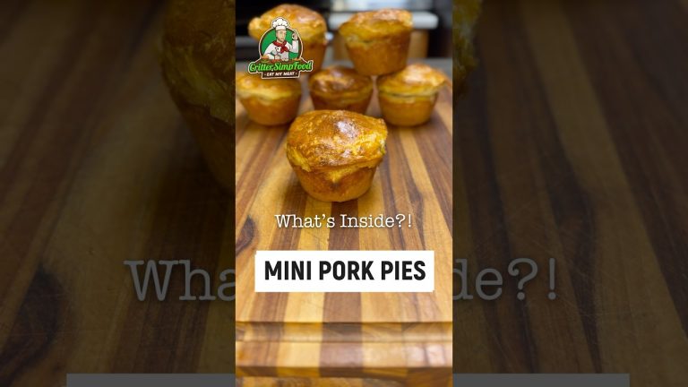 Mini Pork Pies 🔥 #recipe #porkpie #pie #yum #easy #ohpork #food #cooking