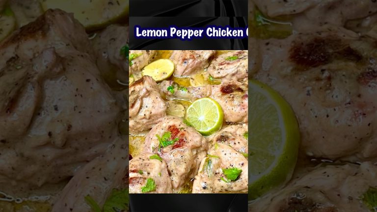 Lemon Pepper Chicken Gravy #lemonpepperchicken #chickenrecipes #pepperchicken #cookwithfem #chicken