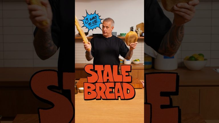 Don’t throw stale bread away. 🥖