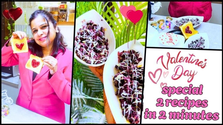 5 Min Valentine’s Day Surprise Idea! ❤️ Easy Dessert Recipe for Couples | वैलेंटाइन डे गिफ्ट