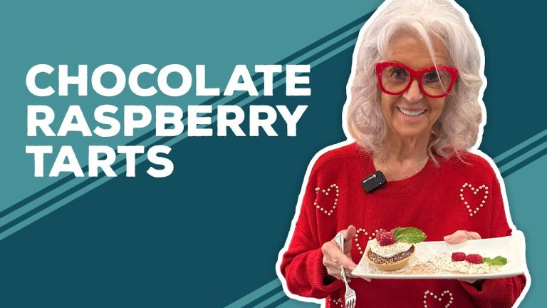 Love & Best Dishes: Chocolate Raspberry Tarts Recipe | Easy Valentine's Day No Bake Dessert Ideas