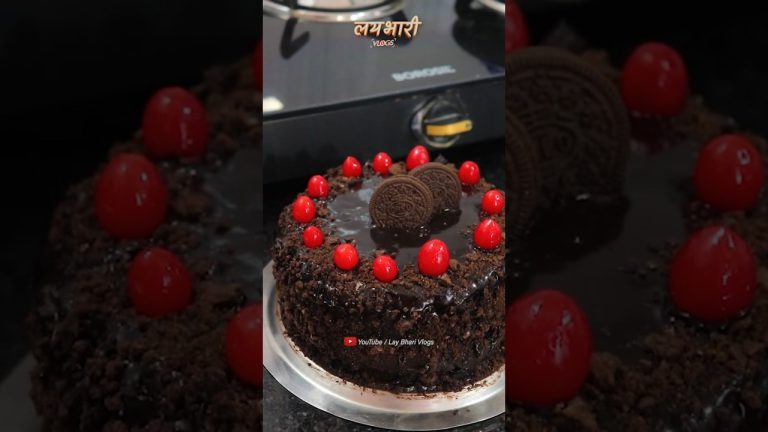 😋 बिना ओवन ओरिओ केक | मुलांसाठी परफेक्ट | chocolate cake recipe | #shorts #cake #homemadecake