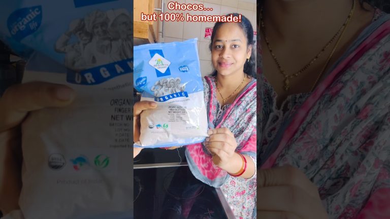 బయట కొనాల్సిన పనిలేదు💪🔥 #shorts #ytshorts #recipe #teluguvlogs #healthy #chocos #ragi
