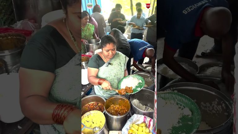 kumari aunty street food 12 near at cable bridge, Hyderabad #streetfood #buffet #streetfoodideas