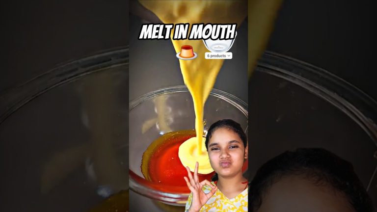 Caramel Custard Pudding 🍮 | Melt in Mouth Dessert Recipe #shorts