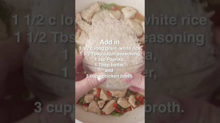 This Cajun Chicken & Rice Hack Changes Everything #shorts #recipe #foodtrick