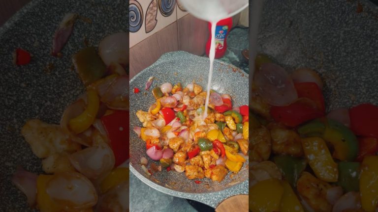 🔥Hakka Style Chicken with Bell Pepper Recipe 😋