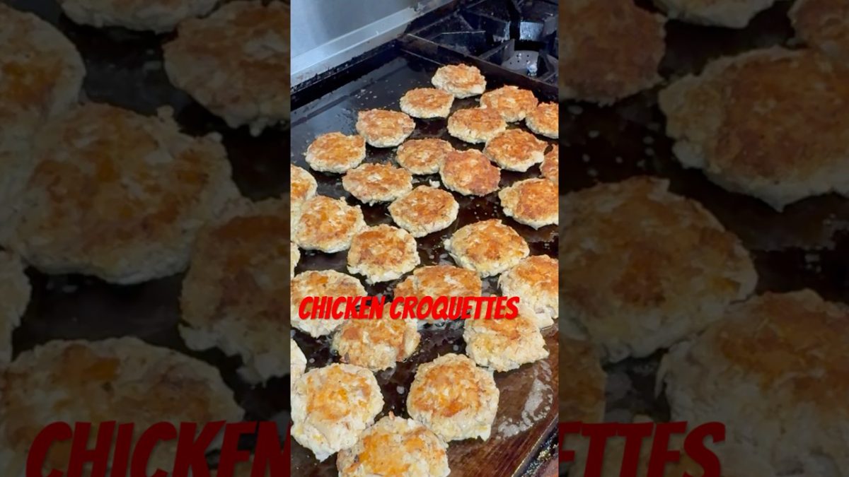 Chicken Croquettes with Lemon Veloute’