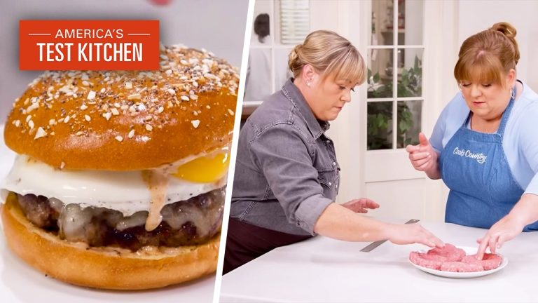 The Ultimate Brunch Burger (Fried Egg, Bacon, and Special Sauce) | America’s Test Kitchen