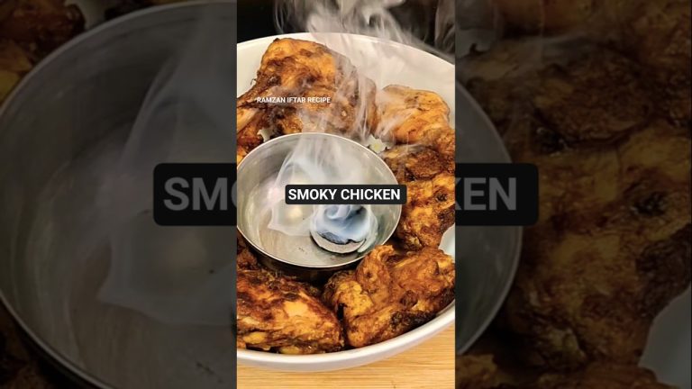 Easy Ramzan iftar Recipe,Smokey Chicken #viralvideo #ramzan #chicken