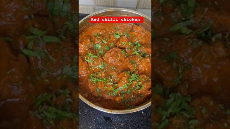 haidrabadi red chilli chicken recipe #recipe #chillichicken #chickenrecipe #shorts